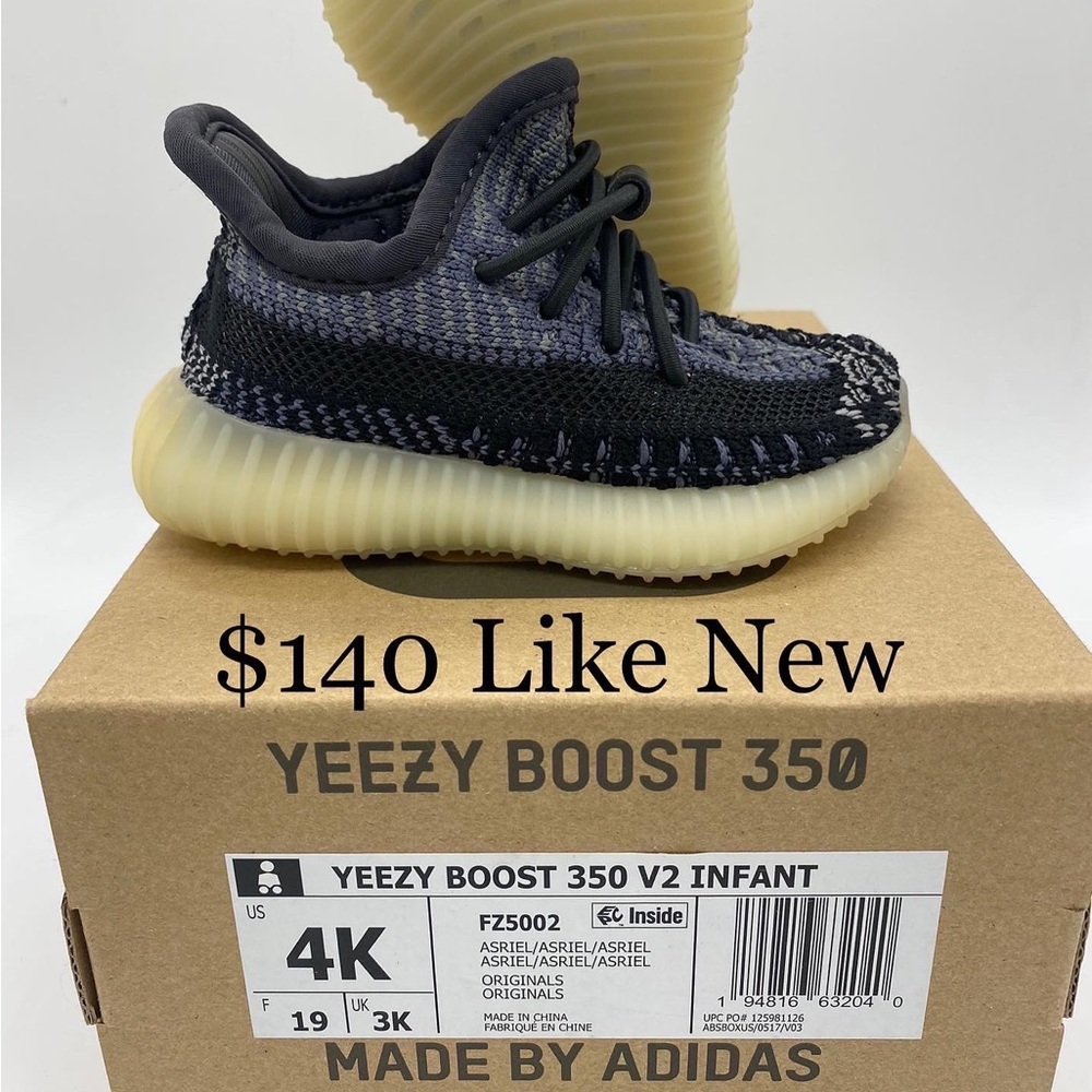 Infant Yeezys In Box - as good as new!